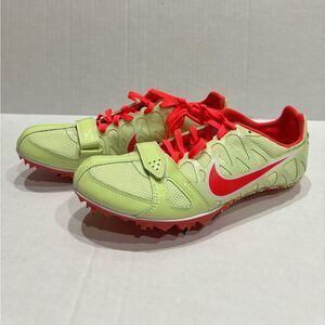 NIKE Track Shoes Cleats Zoom Rival S 6 456811-761 Green Running Sprinting Sz 7.5